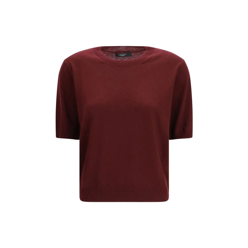 Max Mara Bordeaux Wool Oves Aries T-Shirt - XL