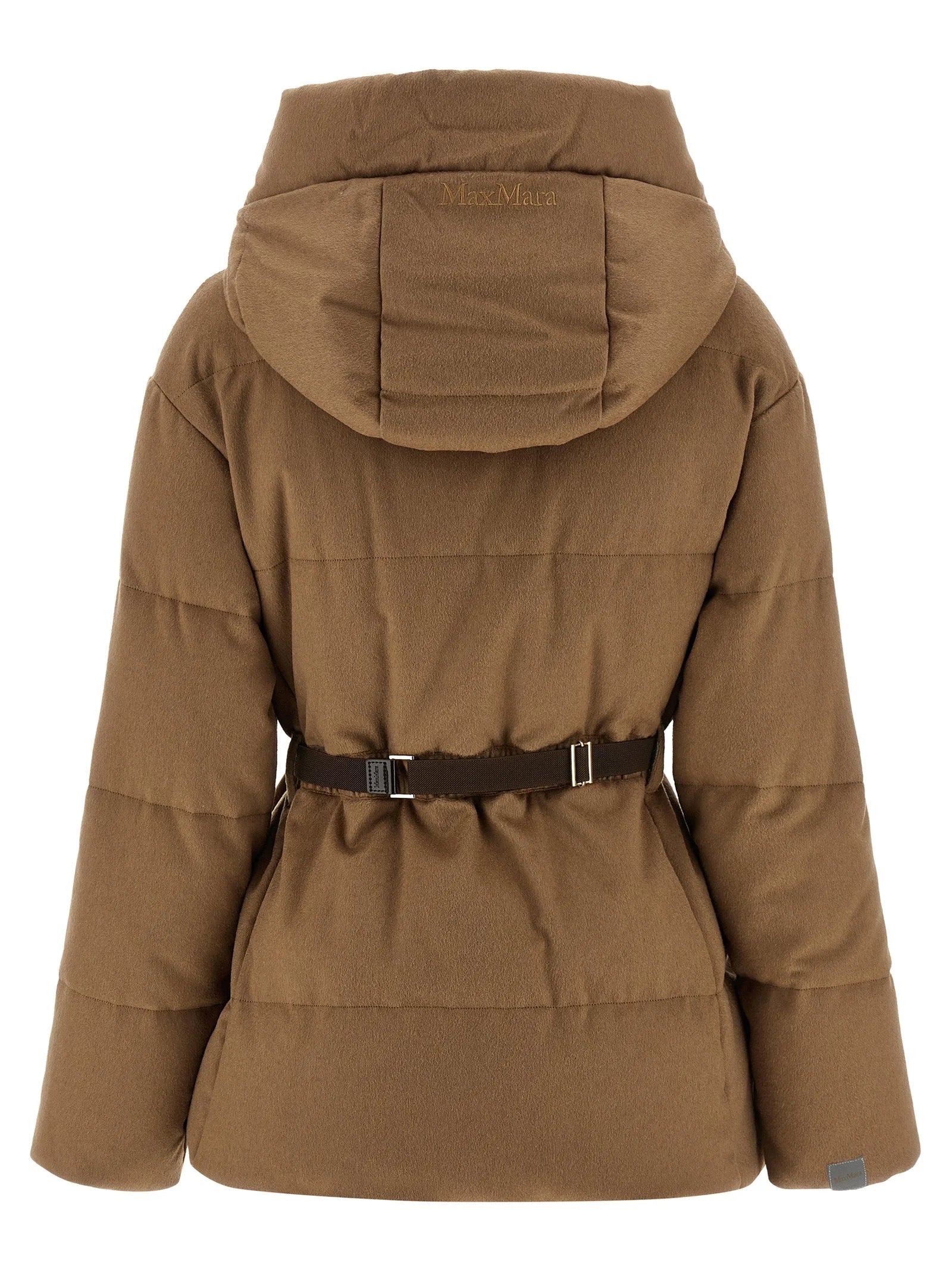 Max Mara Brown Camel Hair Full-Length Jacket