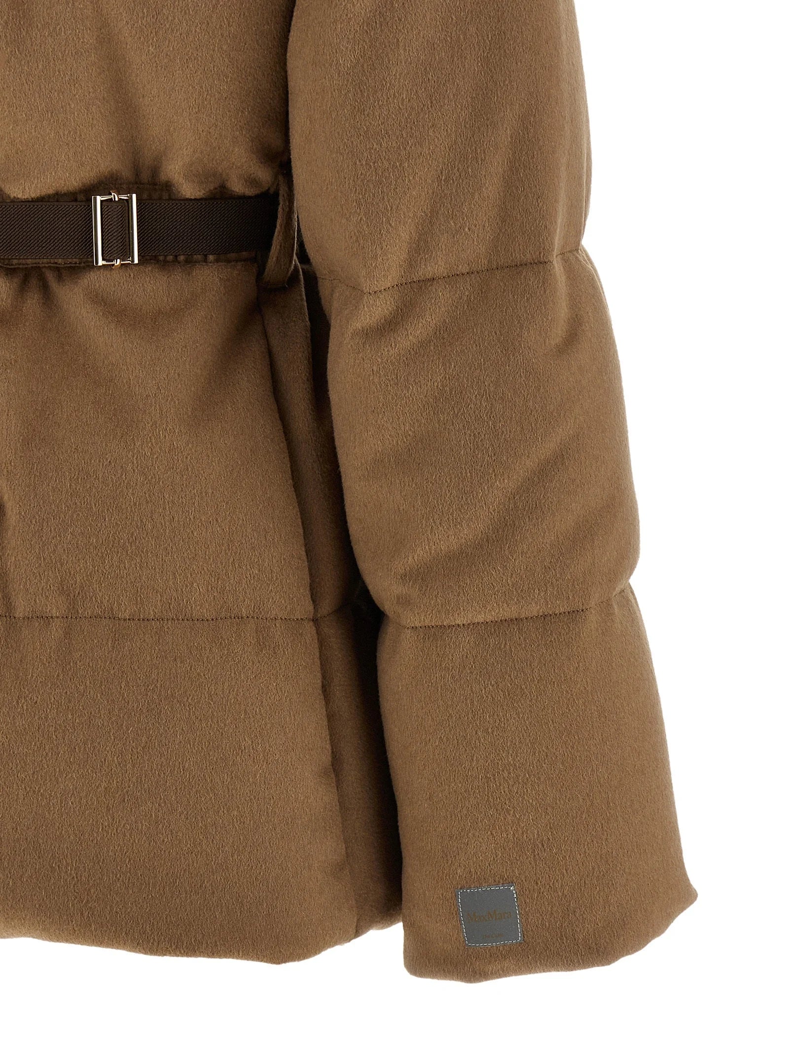 Max Mara Brown Camel Hair Full-Length Jacket