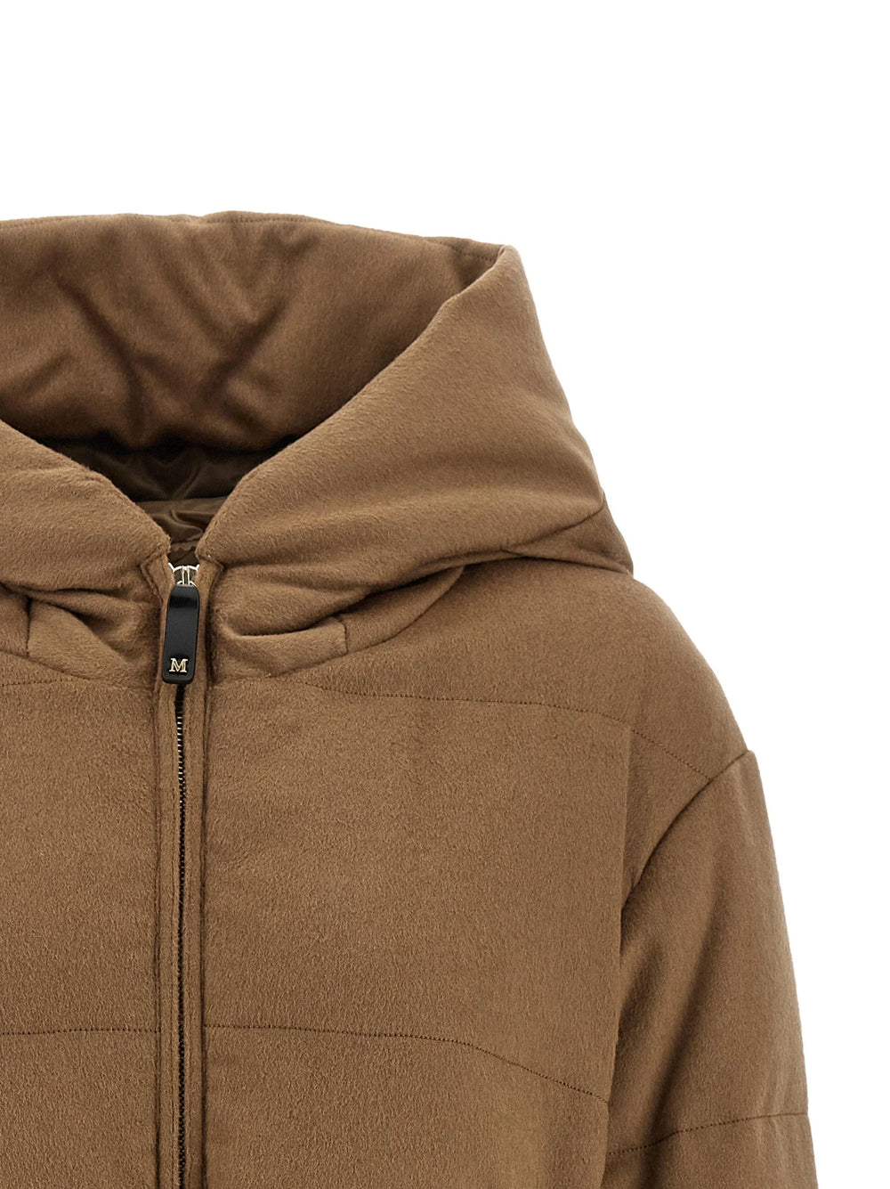 Max Mara Brown Camel Hair Full-Length Jacket