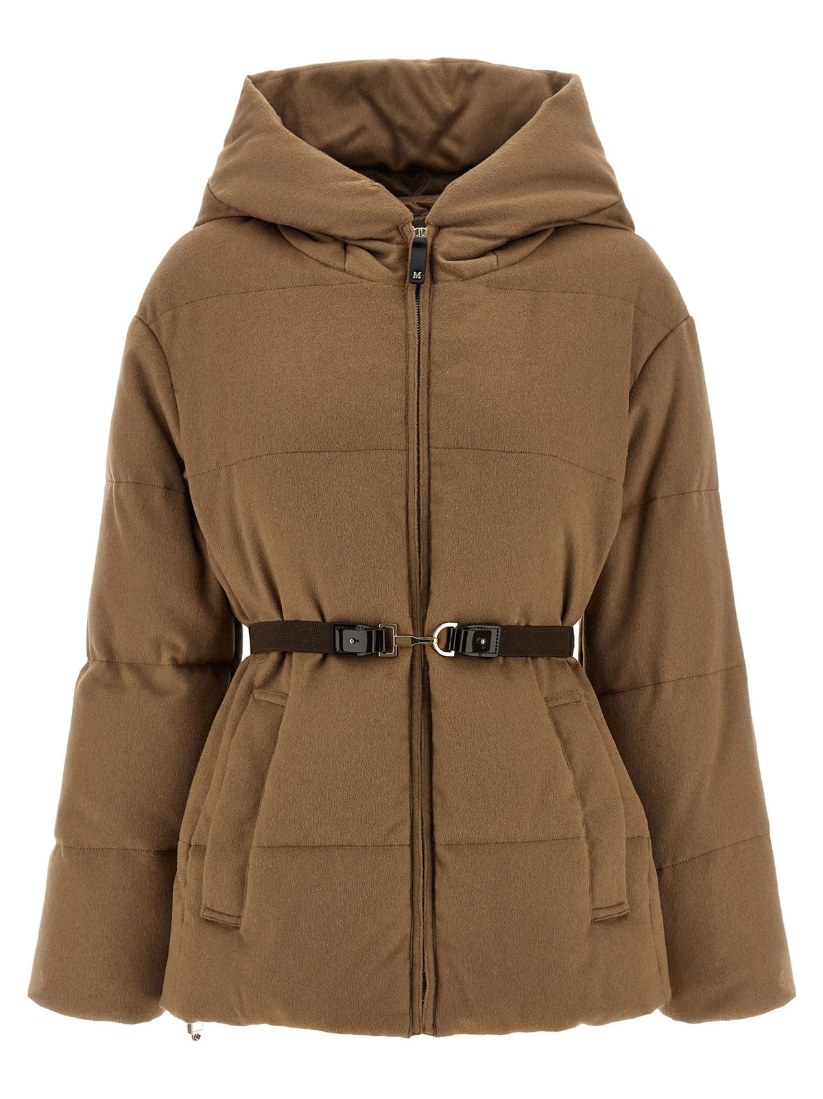 Max Mara Brown Camel Hair Full-Length Jacket