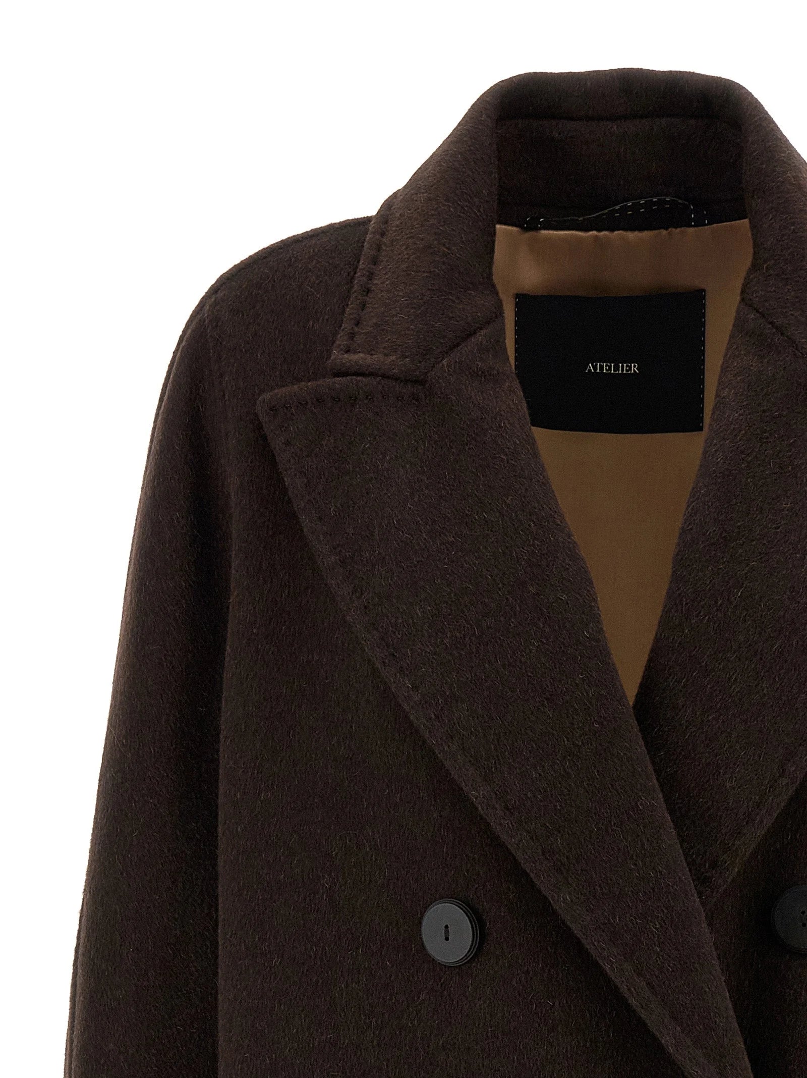 Max Mara Brown Cashmere Coat - IT40
