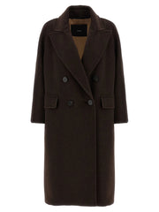 Max Mara Brown Cashmere Coat - IT40