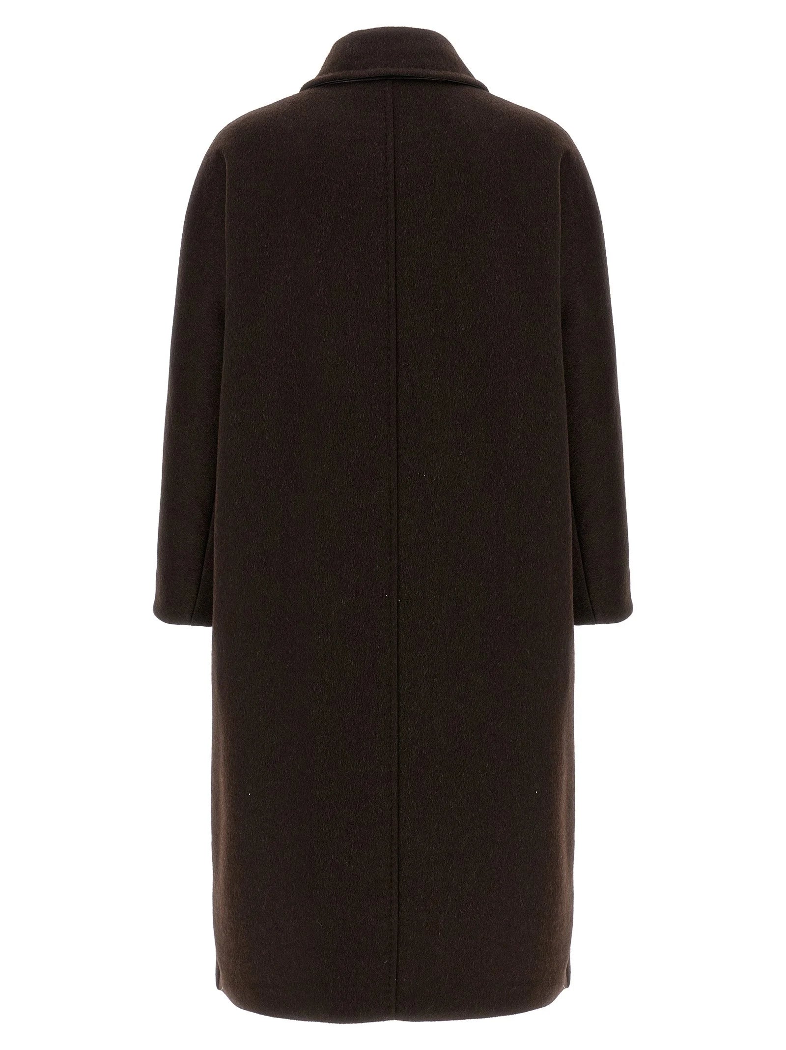 Max Mara Brown Cashmere Coat - IT40