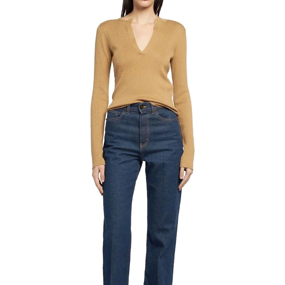 Max Mara Brown Cashmere Sweatshirt - XL