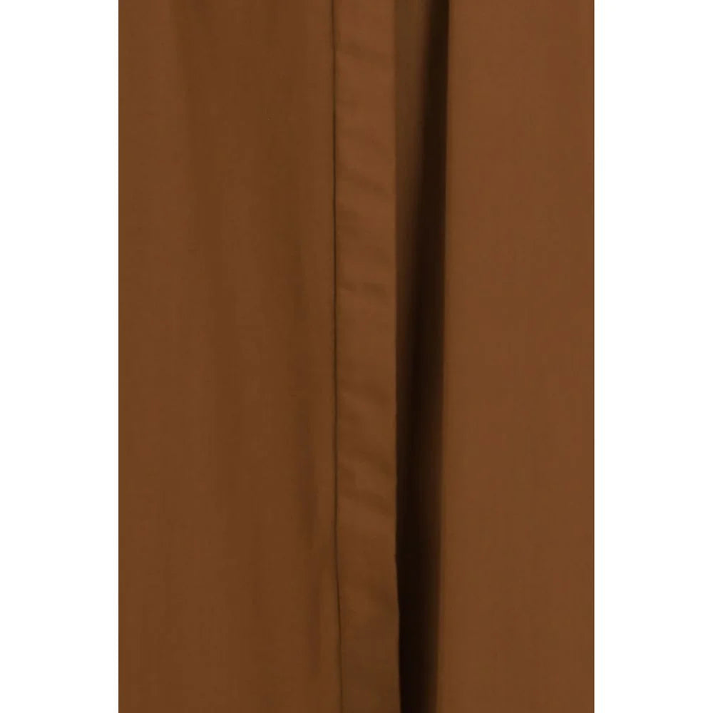 Max Mara Brown Cotton Casual Dress