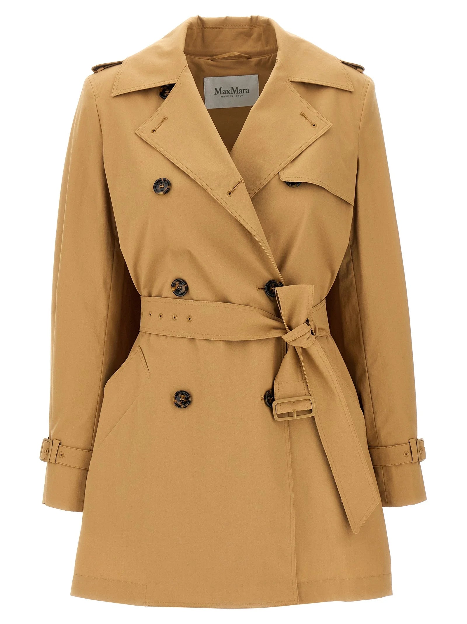 Max Mara Brown Cotton Coat