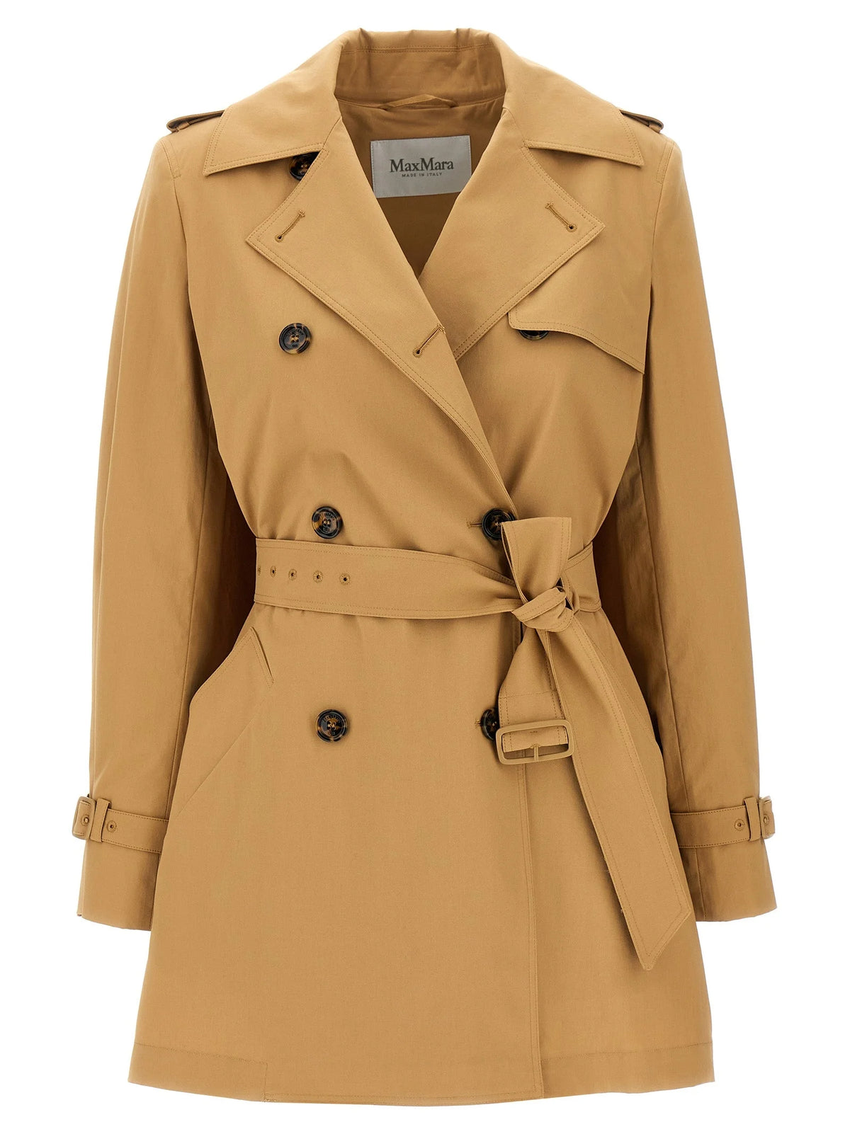 Max Mara Brown Cotton Coat