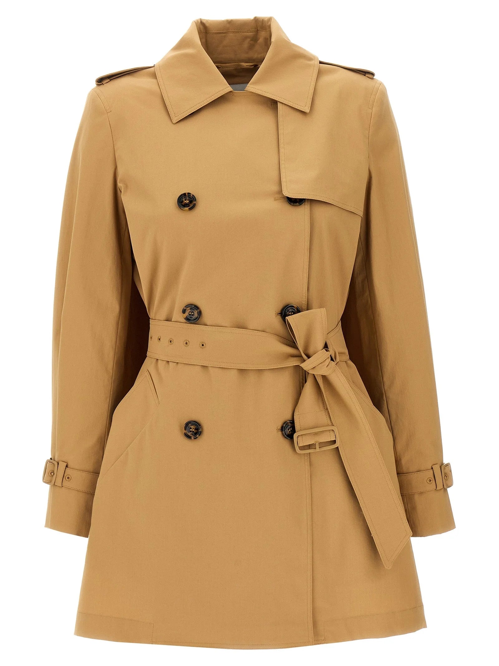 Max Mara Brown Cotton Coat