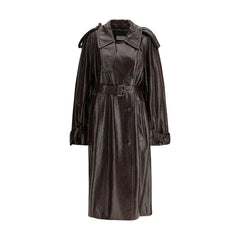 Max Mara Brown Cotton Coat - IT42 | L