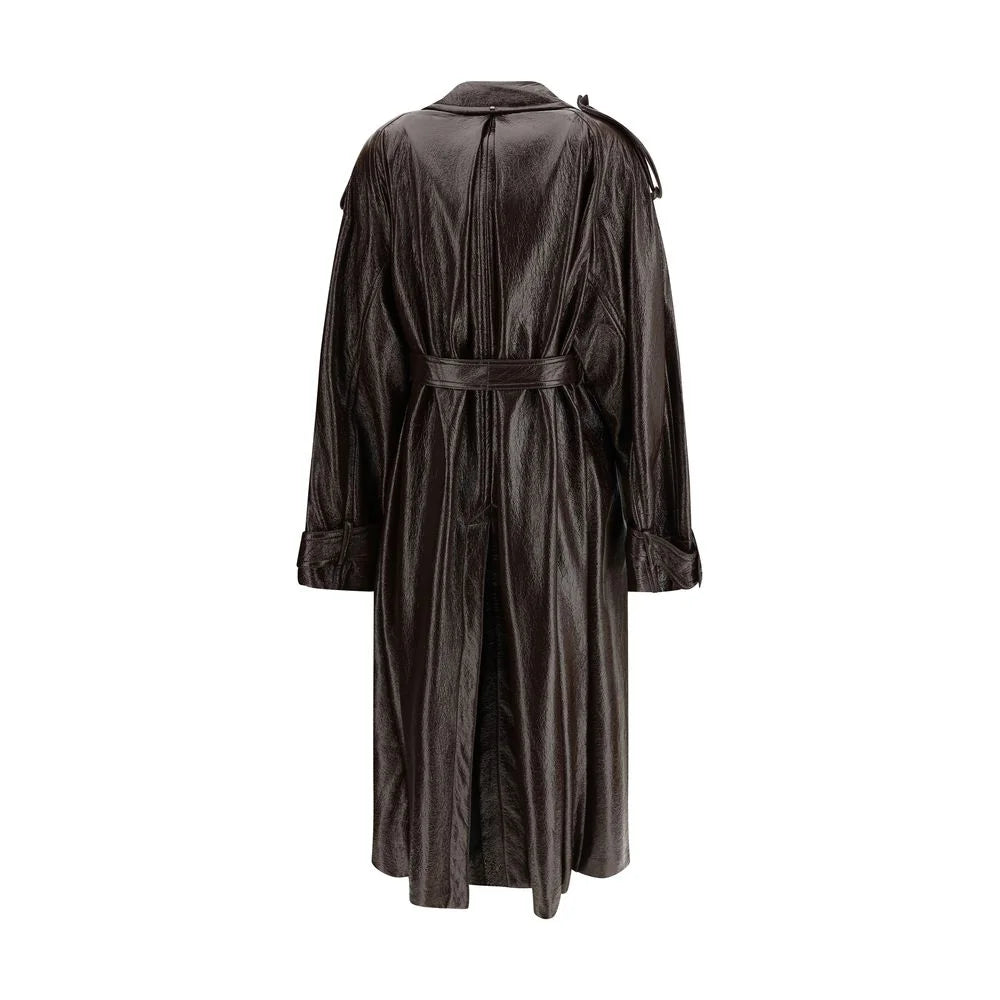 Max Mara Brown Cotton Coat - IT42 | L