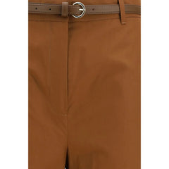 Max Mara Brown Cotton Pants - IT40 | M
