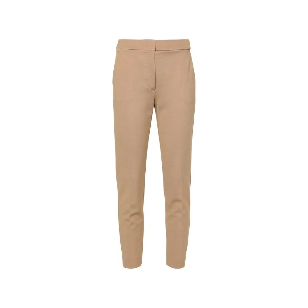 Max Mara Brown Elastane Pants - 40