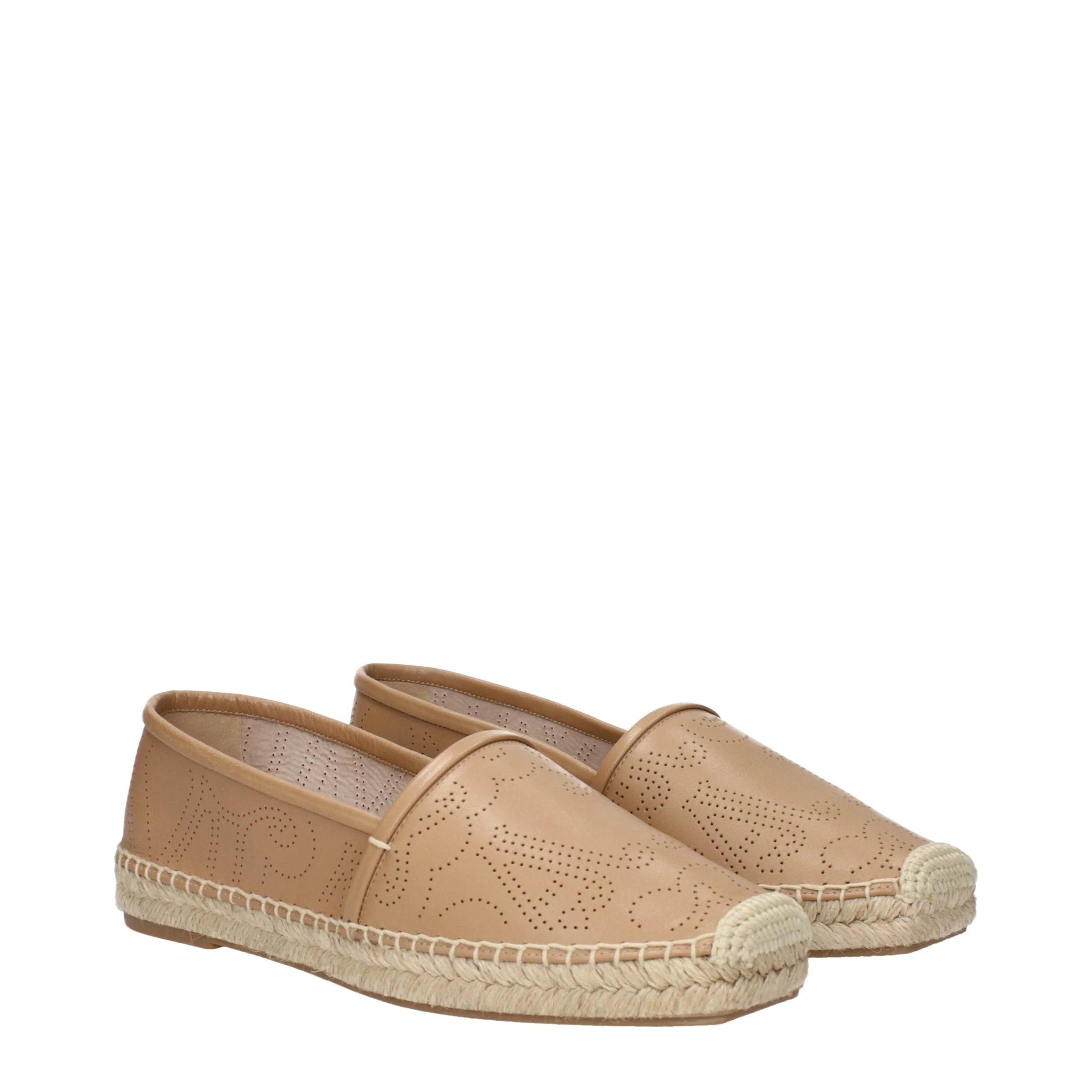 Max Mara Brown Leather Espadrilles - EU37/US7
