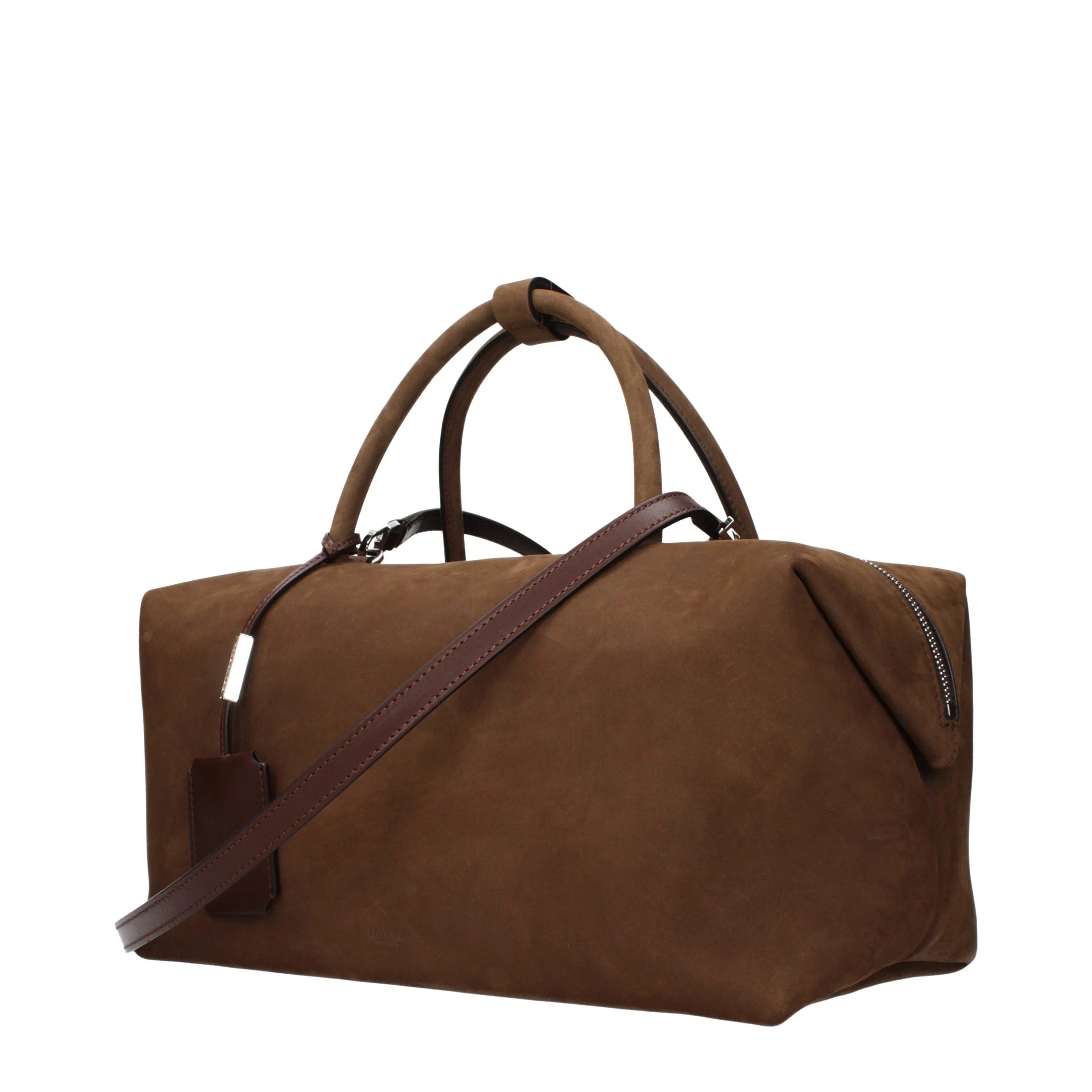 Bolso de Cuero Marrón Max Mara