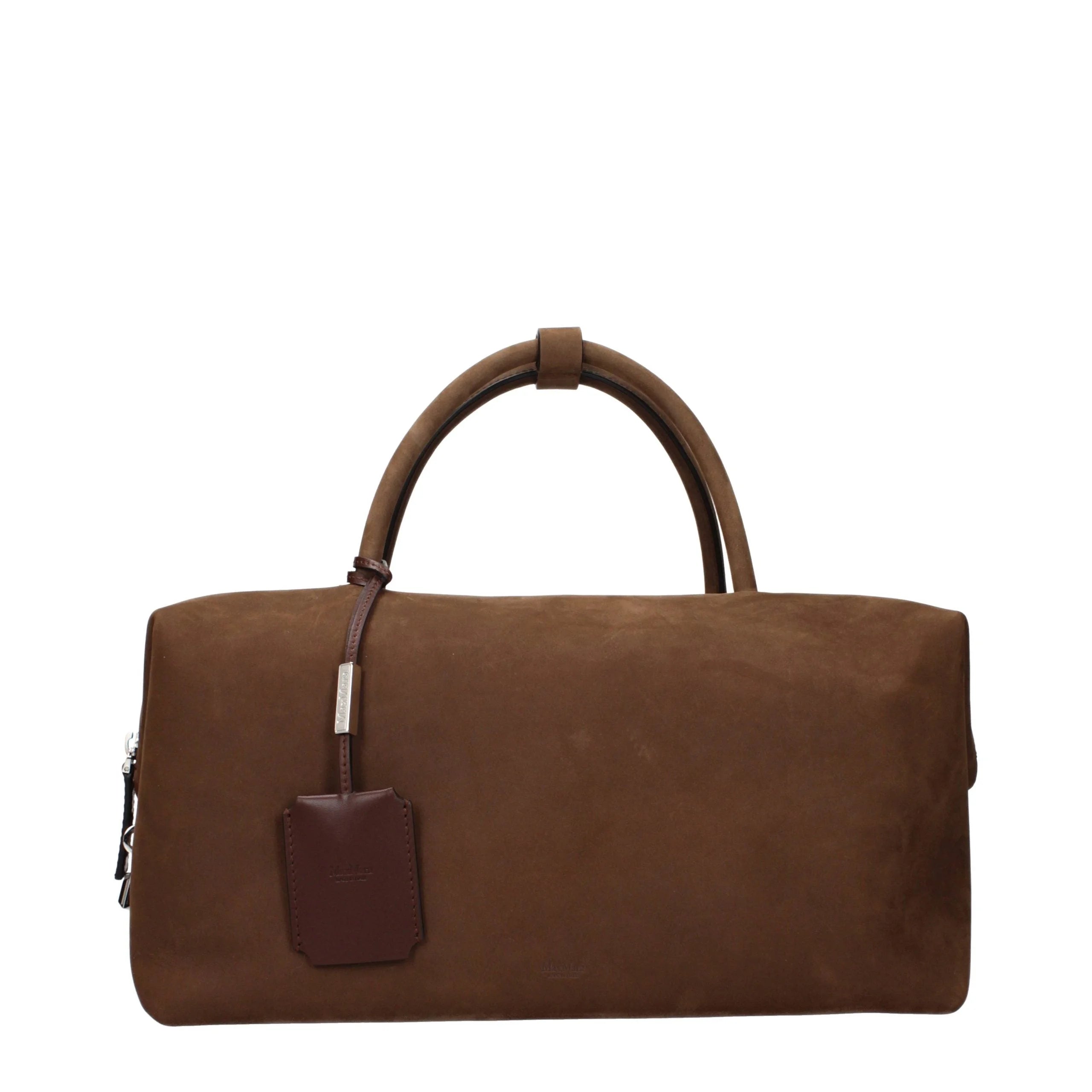 Bolso de Cuero Marrón Max Mara