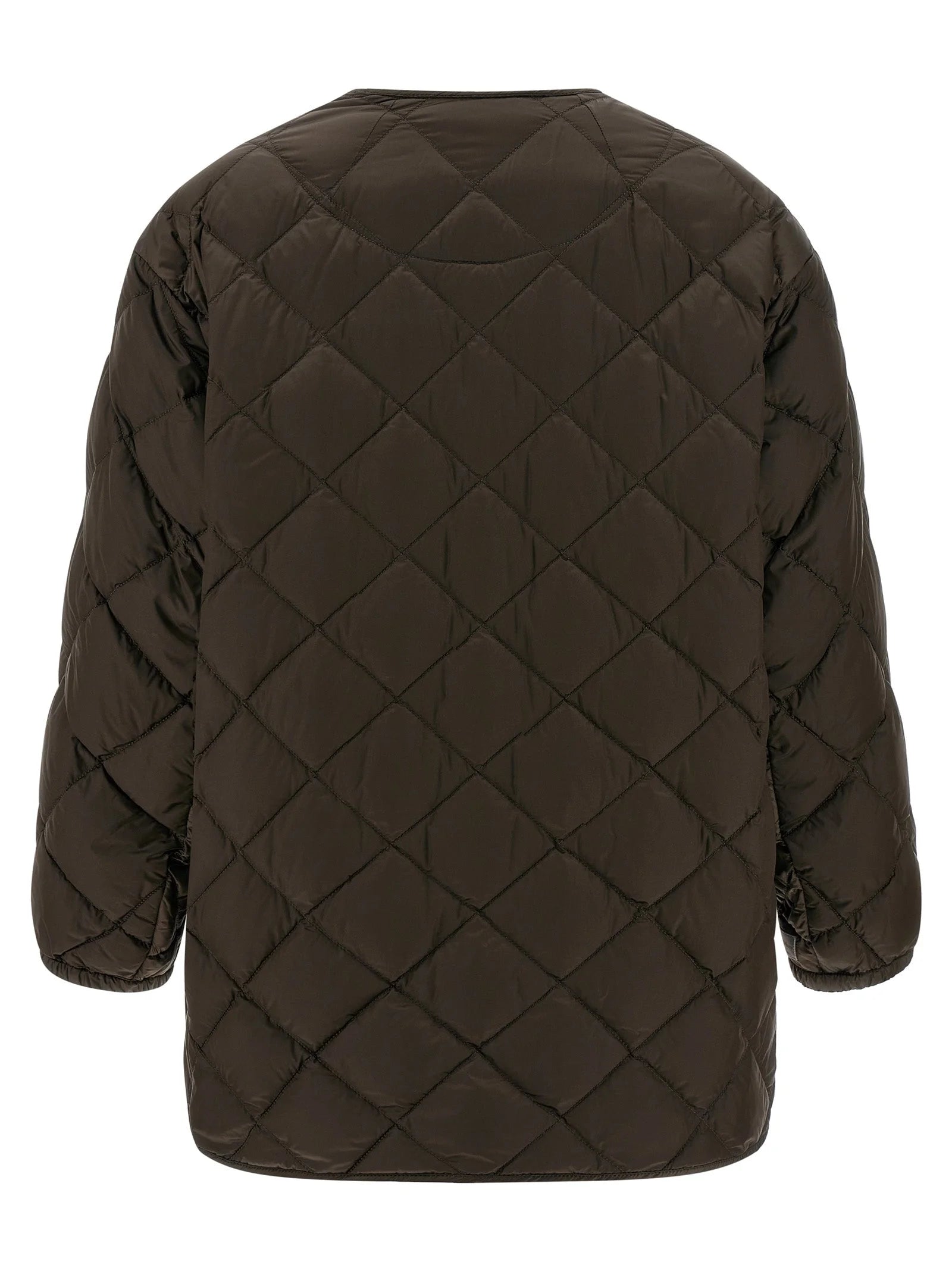 Max Mara Brown Polyamide Full-Length Jacket