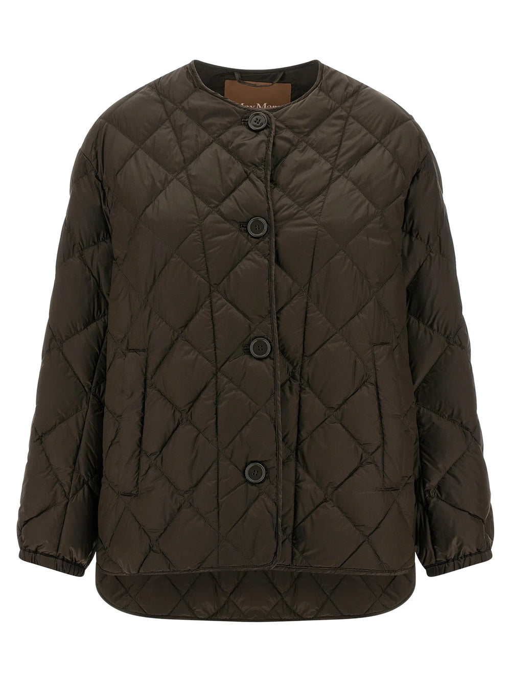 Max Mara Brown Polyamide Full-Length Jacket
