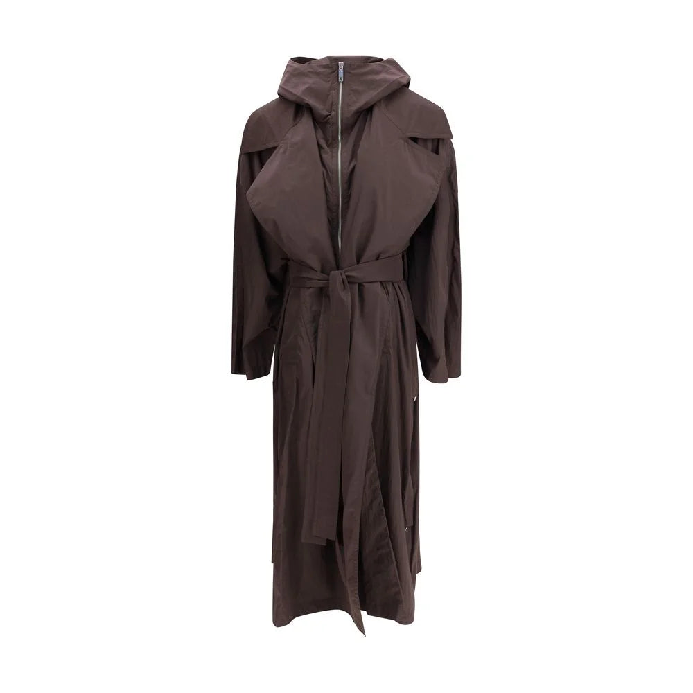 Max Mara Brown Polyamide Trench Coat - S-M - Trench Coats