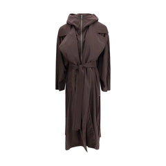 Max Mara Brown Polyamide Trench Coat - S-M - Trench Coats