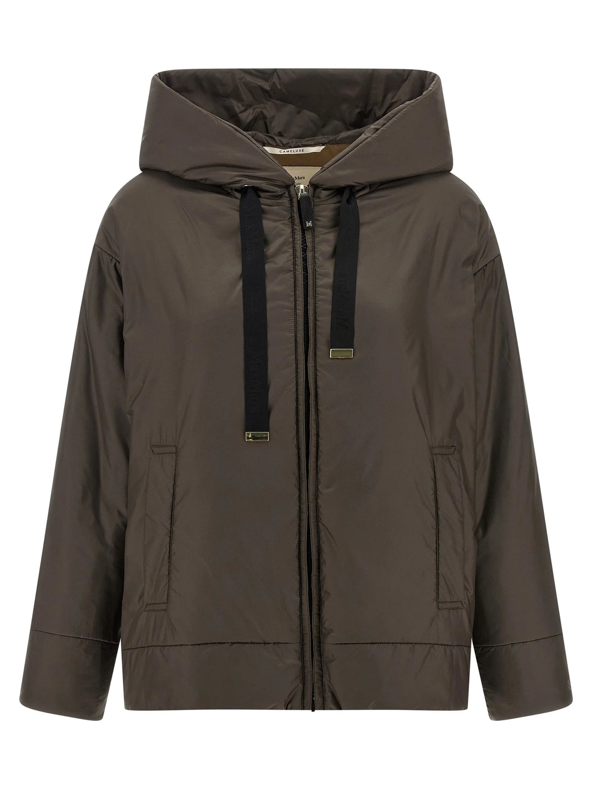 Max Mara Brown Polyester Shell Jacket