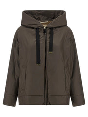 Max Mara Brown Polyester Shell Jacket