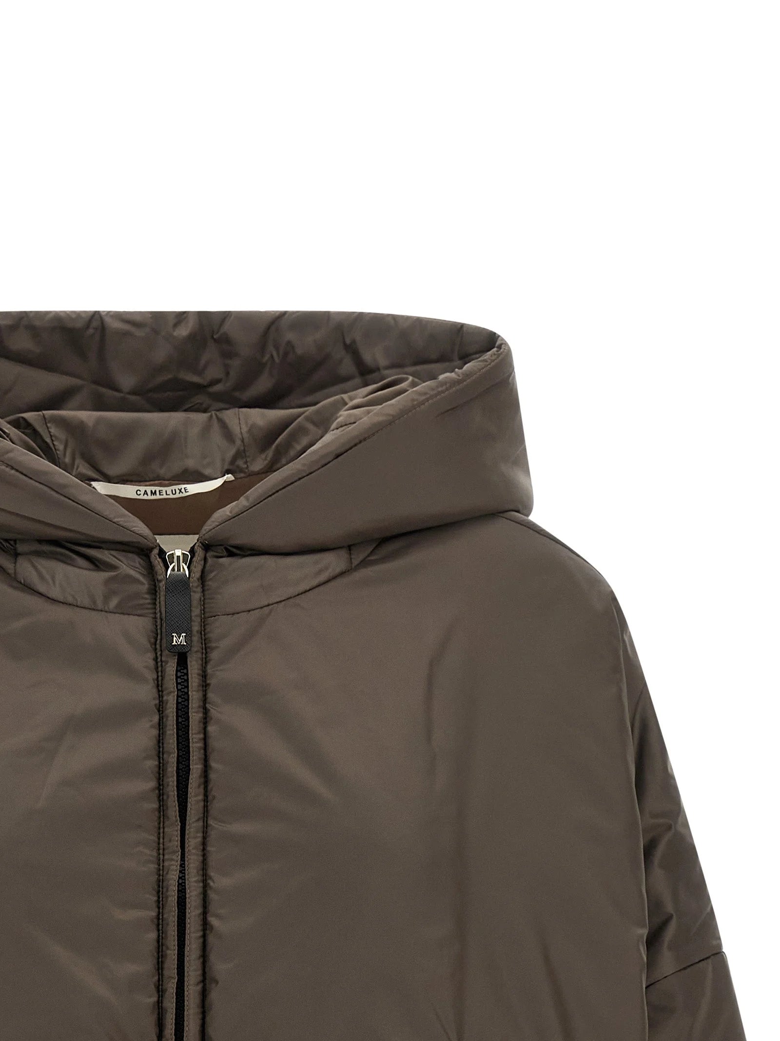 Max Mara Brown Polyester Shell Jacket - IT42
