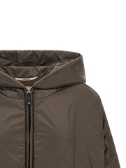 Max Mara Brown Polyester Shell Jacket - IT42
