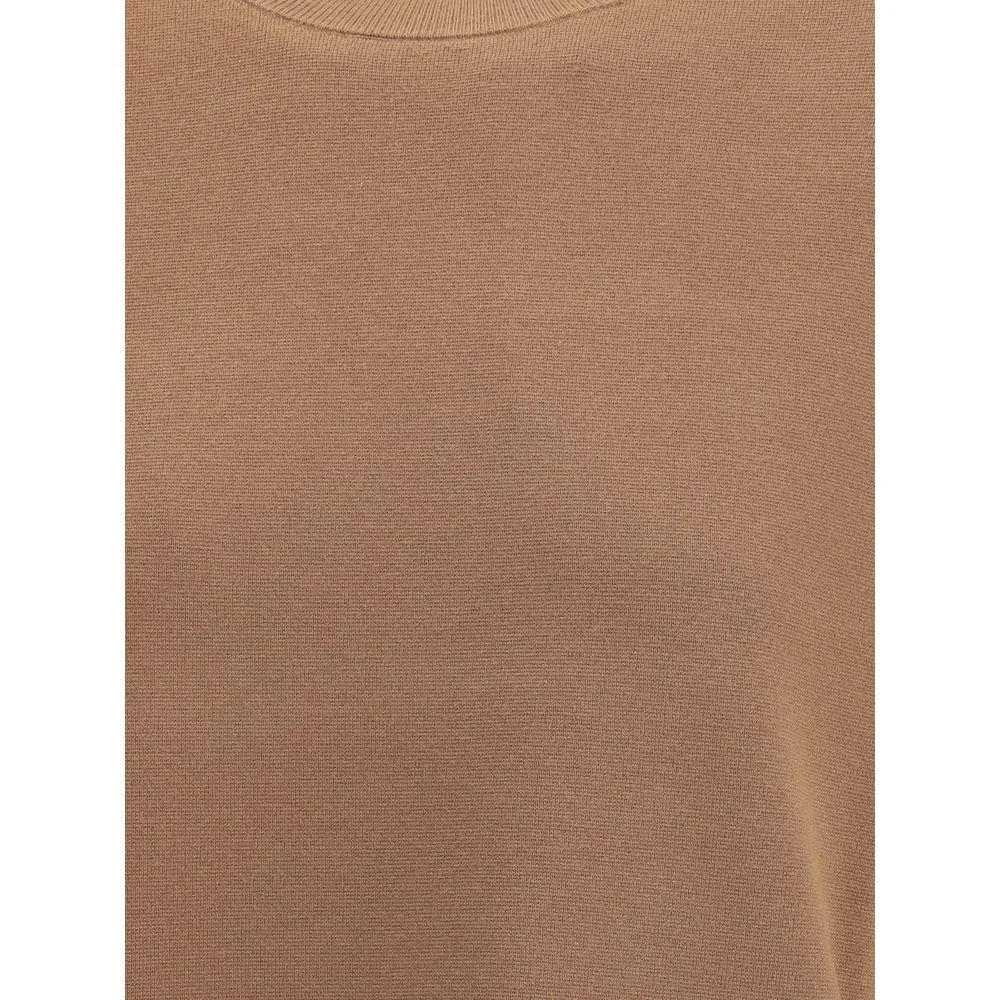 Max Mara Brown Polyester T-Shirt - L