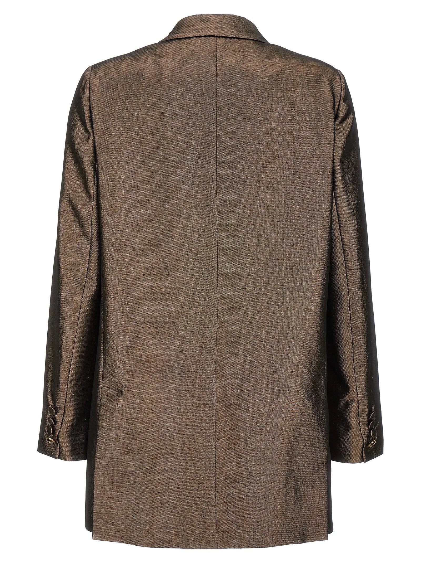 Max Mara Brown Silk Blazer - IT42