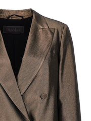 Max Mara Brown Silk Blazer - IT42