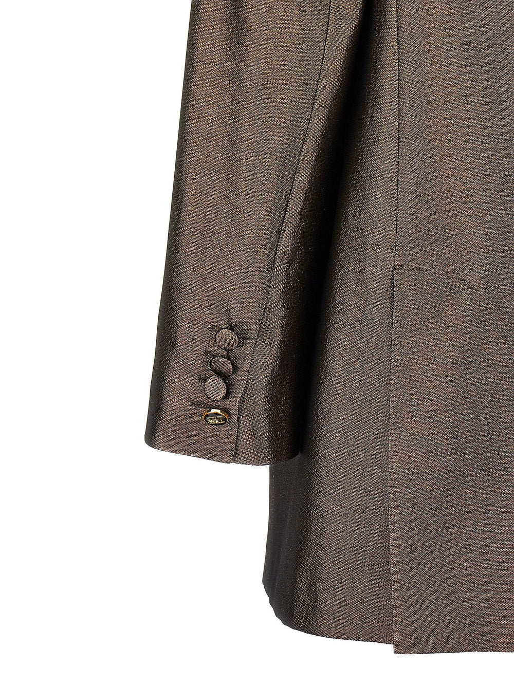 Max Mara Brown Silk Blazer - IT42