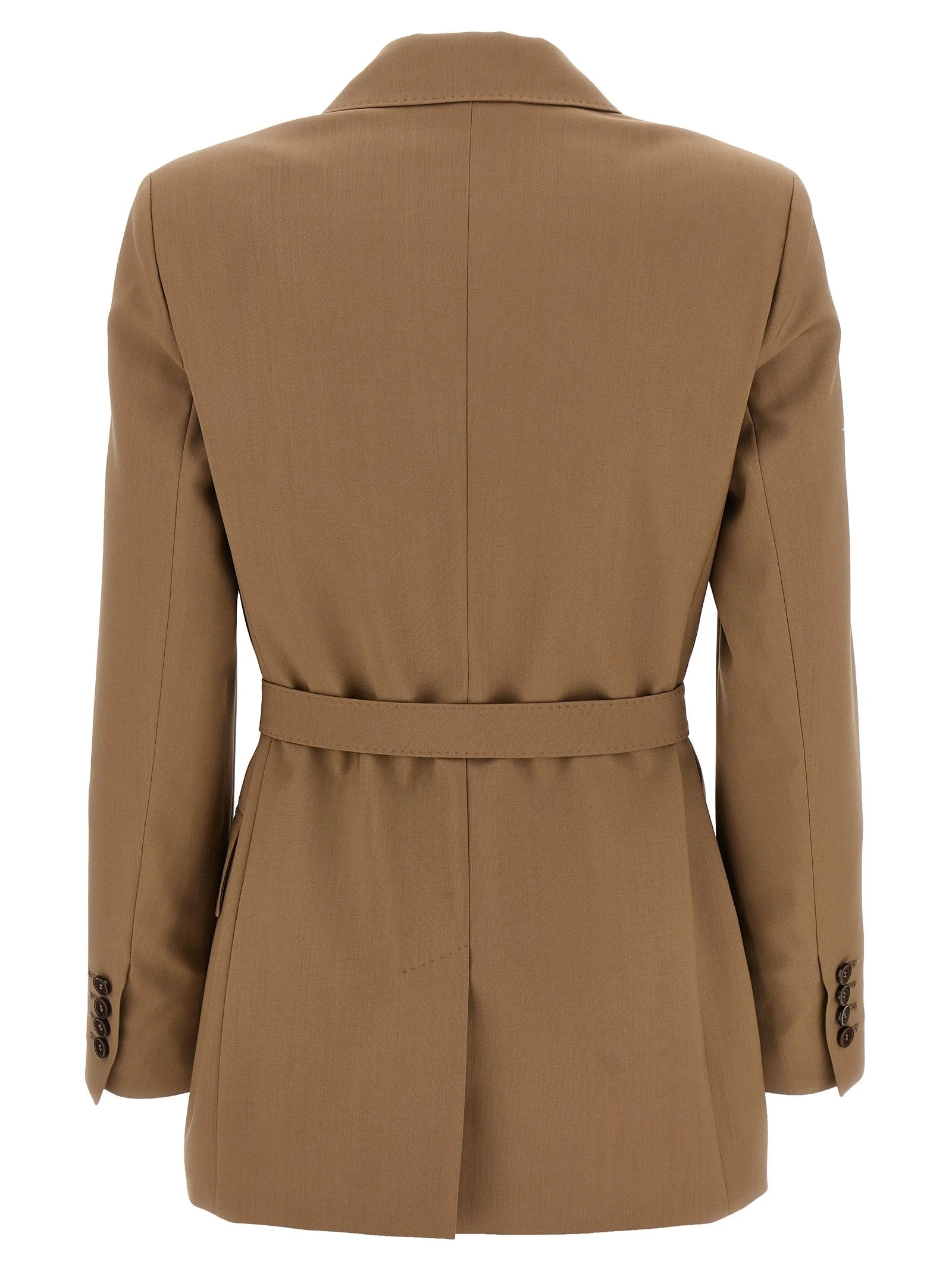 Max Mara Brown Virgin Wool Blazer