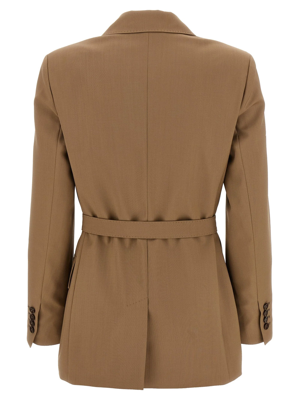 Max Mara Brown Virgin Wool Blazer