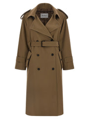 Max Mara Brown Virgin Wool Coat