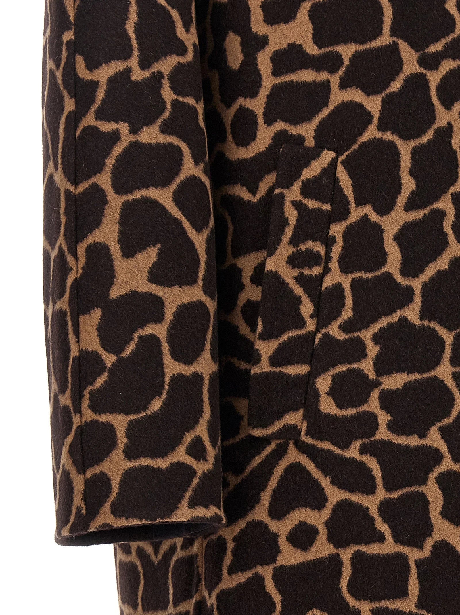 Max Mara Brown Virgin Wool Coat - IT40