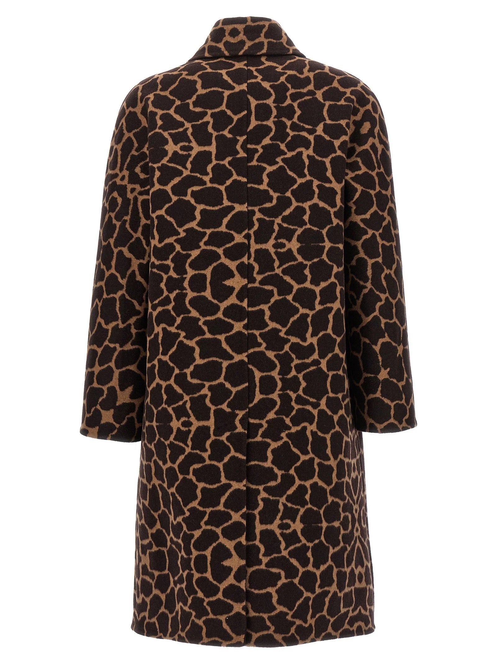 Max Mara Brown Virgin Wool Coat - IT40