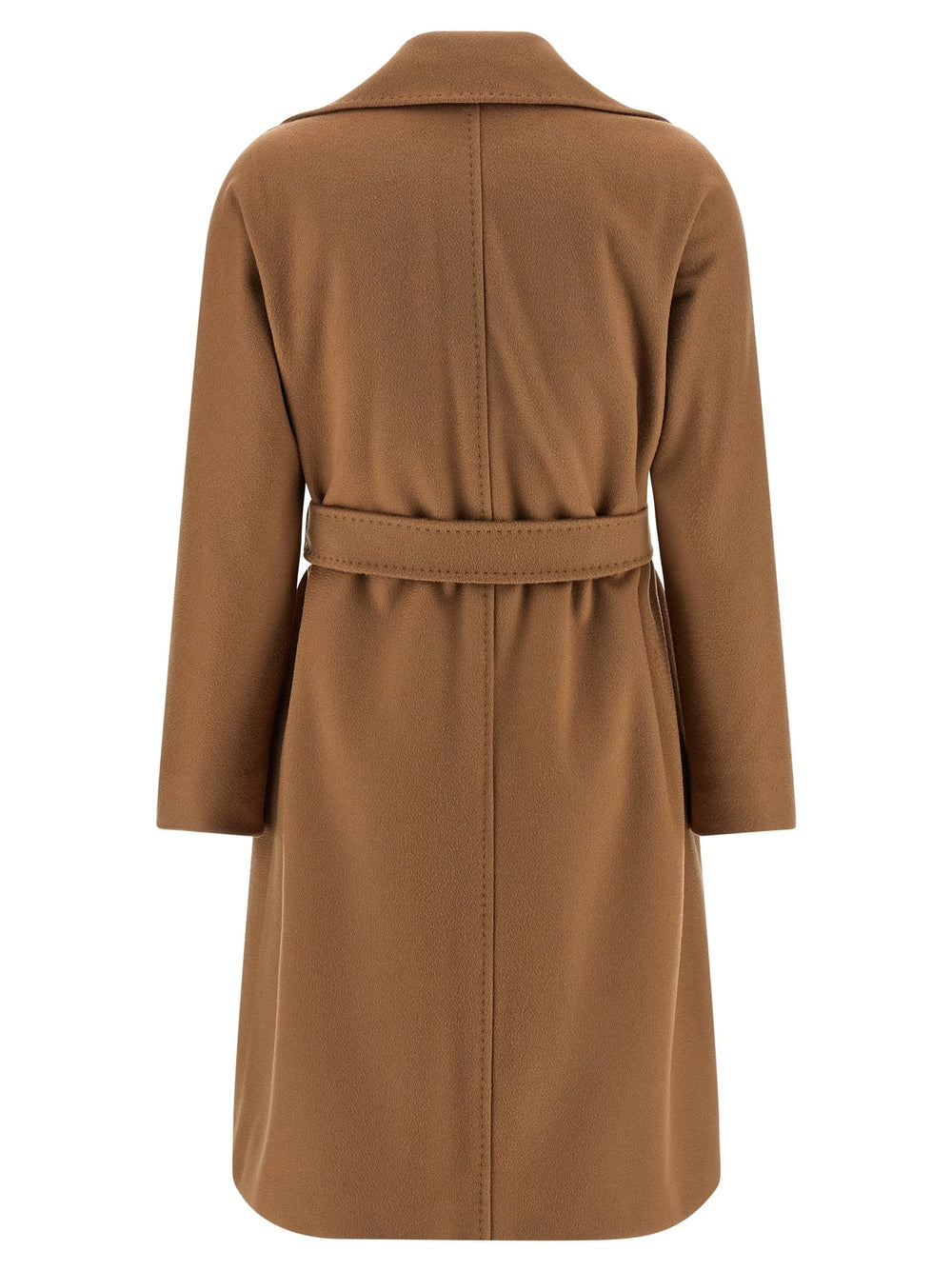 Max Mara Brown Virgin Wool Coat - IT42