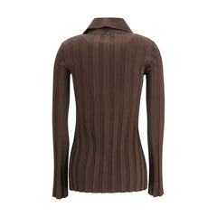 Max Mara Brown Viscose Cardigan
