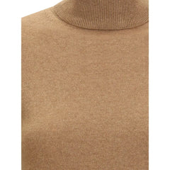 Max Mara Brown Wool Turtleneck