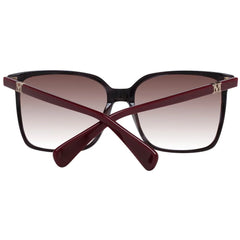 Max Mara Burgundy Plastic Sunglasses
