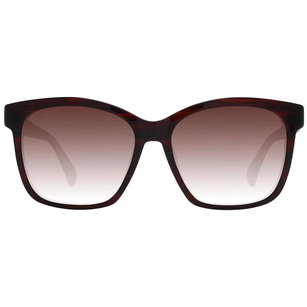 Max Mara Burgundy Plastic Sunglasses