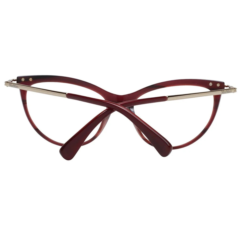 Max Mara Burgundy Women Glasses Frame - Eyeglasses