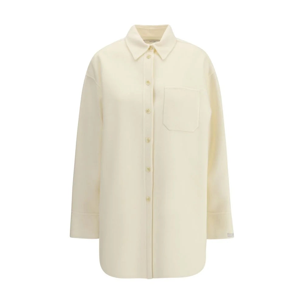 Max Mara Cream Wool Shirt