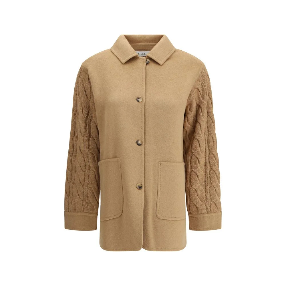 Max Mara Double-breasted Jacket with contrasted sleeves - L - Sport Jackets