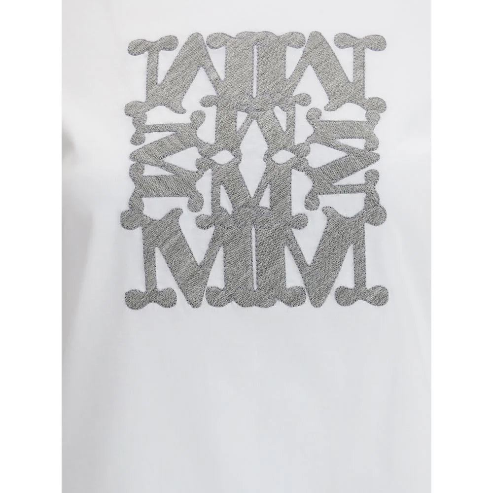 Max Mara Embroidered monogram T-shirt - T-Shirts