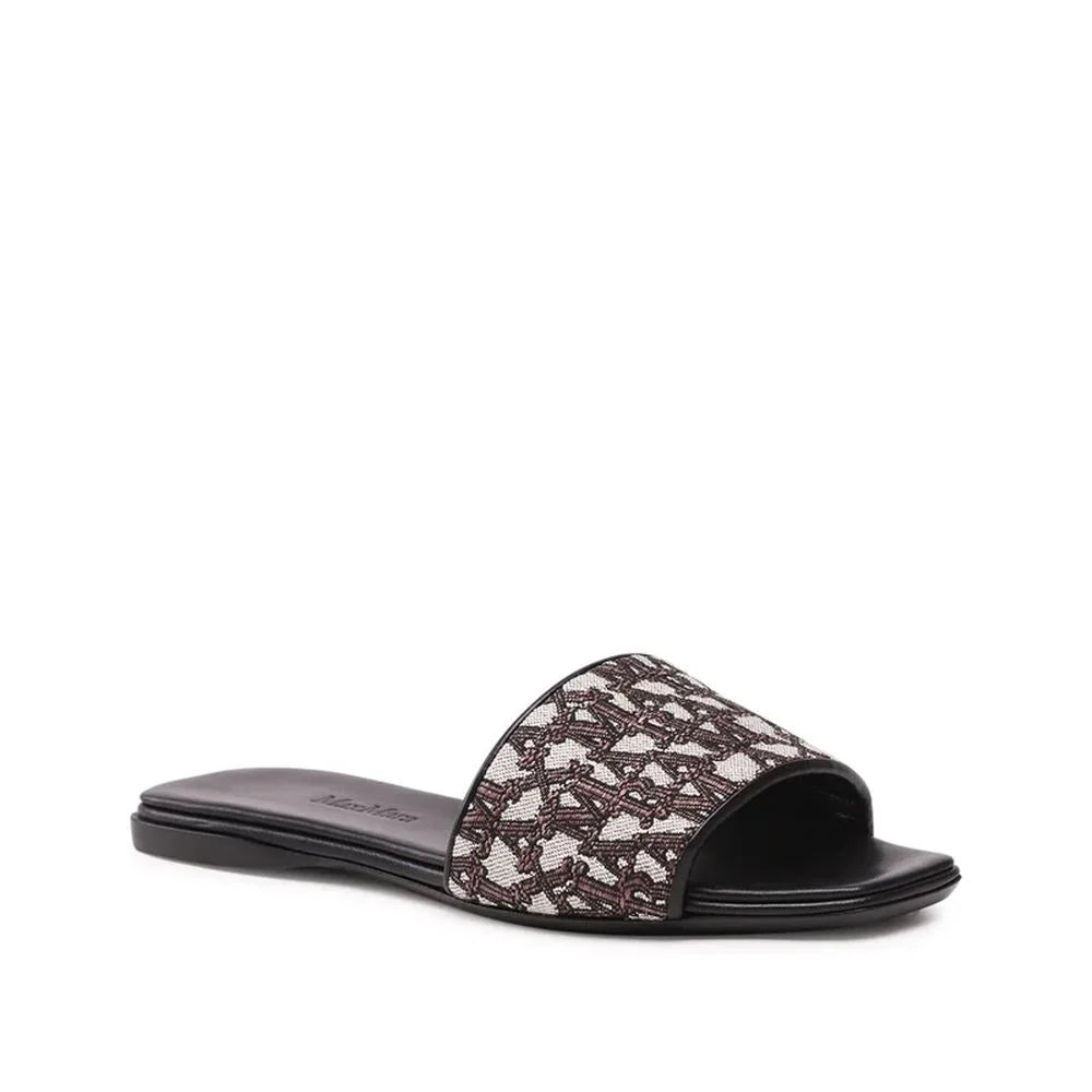 Max Mara Fridac Logo Slides - Sandals