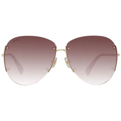 Max Mara Gold Metal Sunglasses
