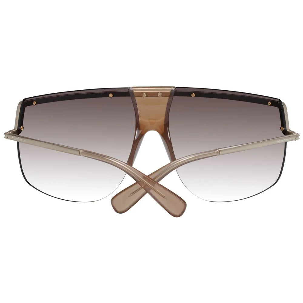Max Mara Gold Metal Sunglasses