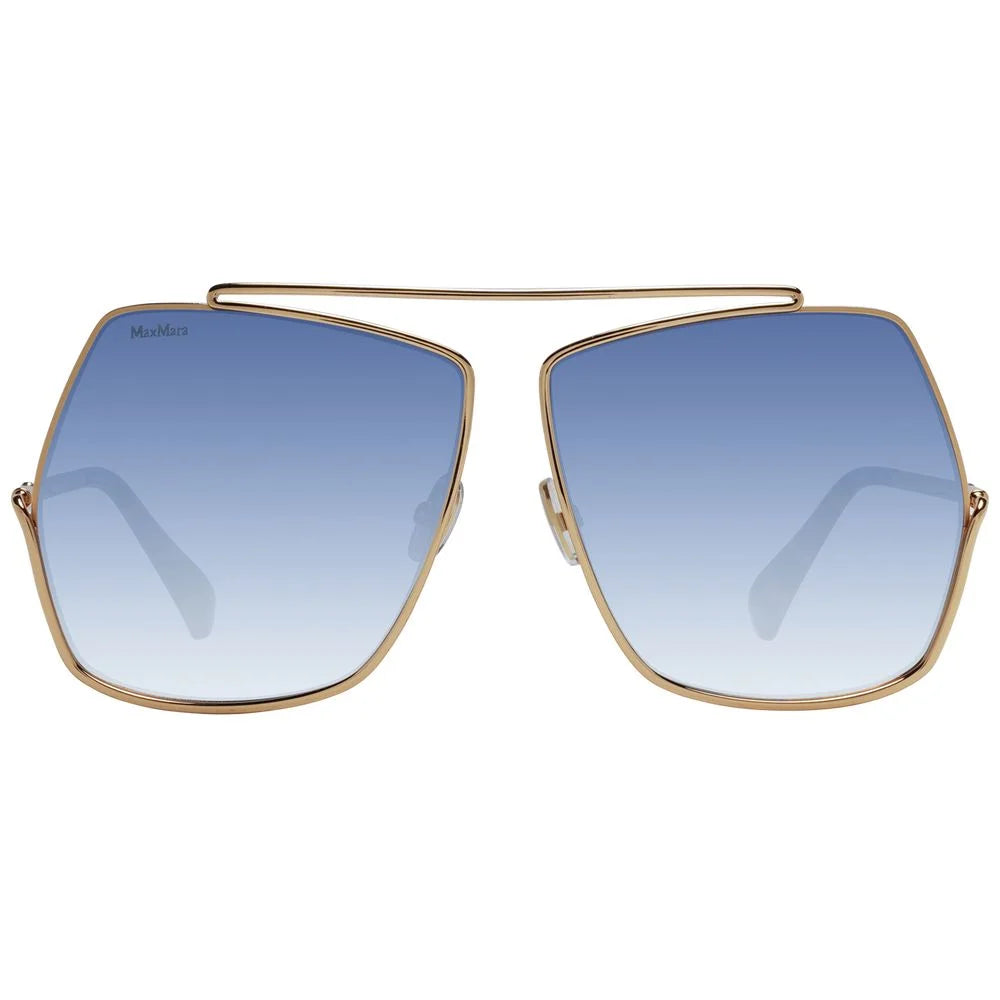 Max Mara Gold Metal Sunglasses
